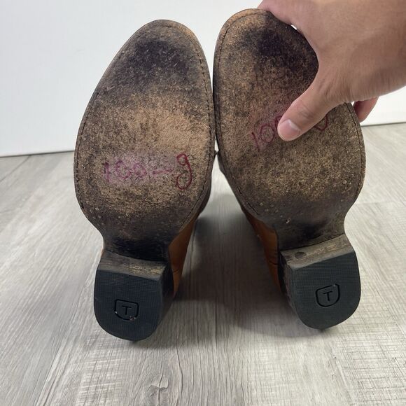 Tecovas The Cartwright 11.5 EE Wide Hazelnut Handmade Calf Cowhide Cowboy Boot K - Picture 11 of 11